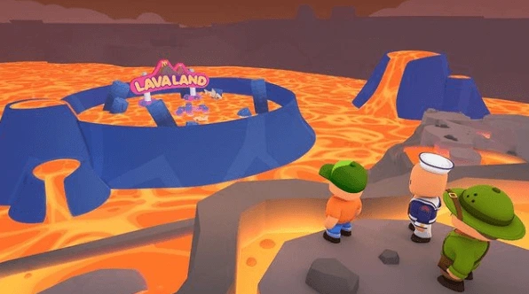 stumble guys lava land map